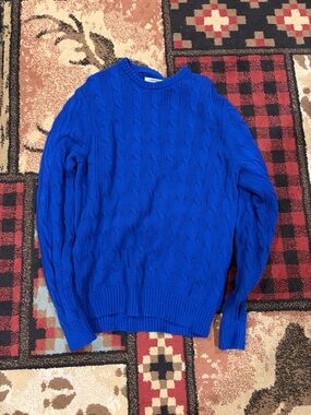 Mens Goodthreads cotton cable knit sweater